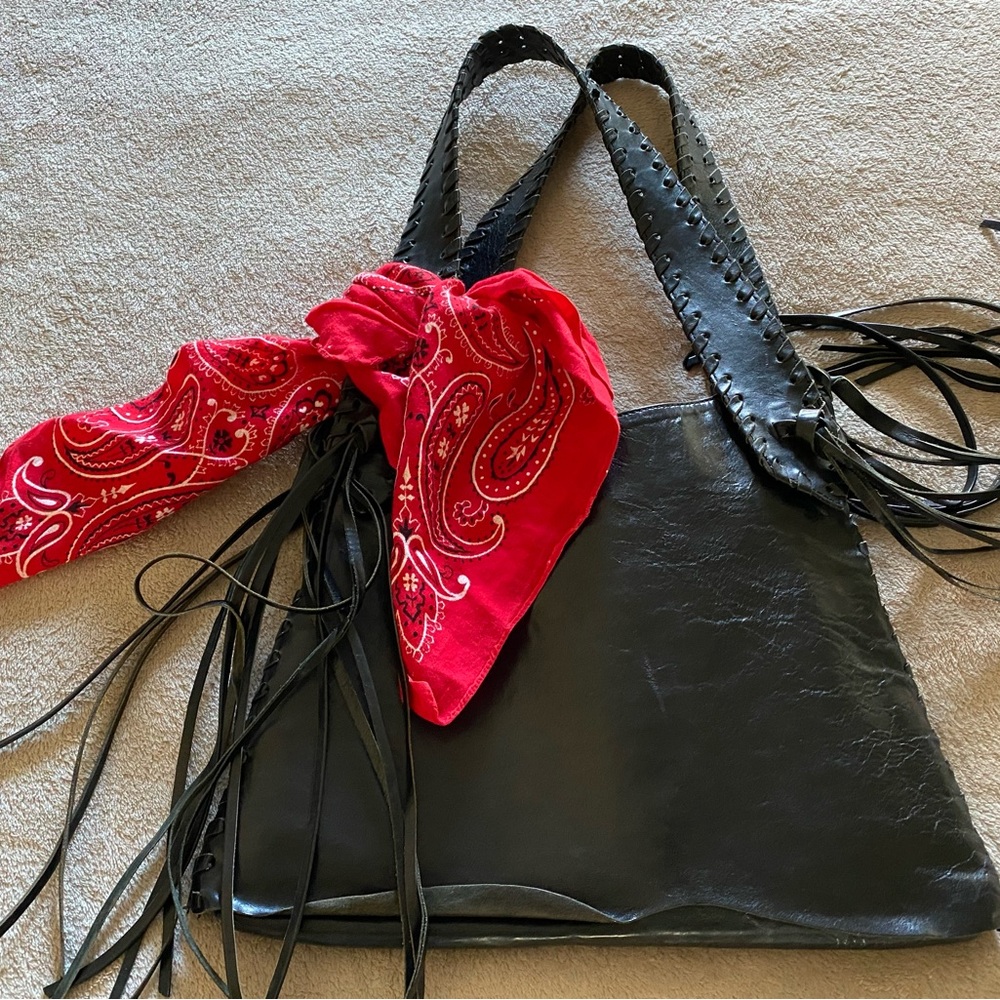 Boho Leather hand bag
